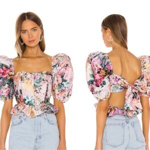 Like new Hemant and Nandita Floral Top M